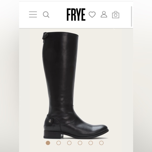 Frye Black Size 7 Melissa Back Zipper Boots - Picture 14 of 16